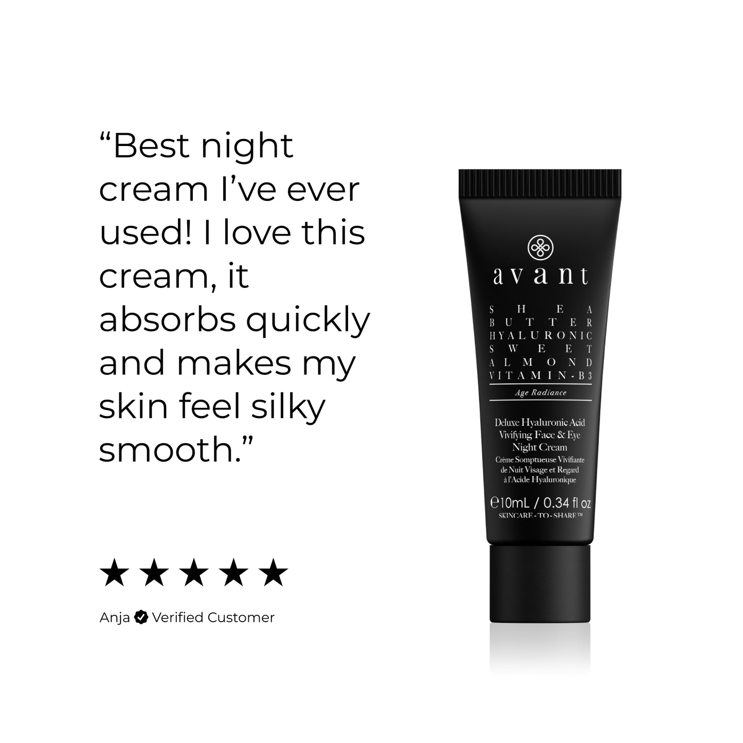 Deluxe Hyaluronic Acid Vivifying Face & Eye Night Cream