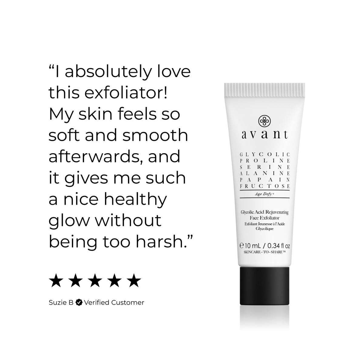 Glycolic Acid Rejuvenating Face Exfoliator