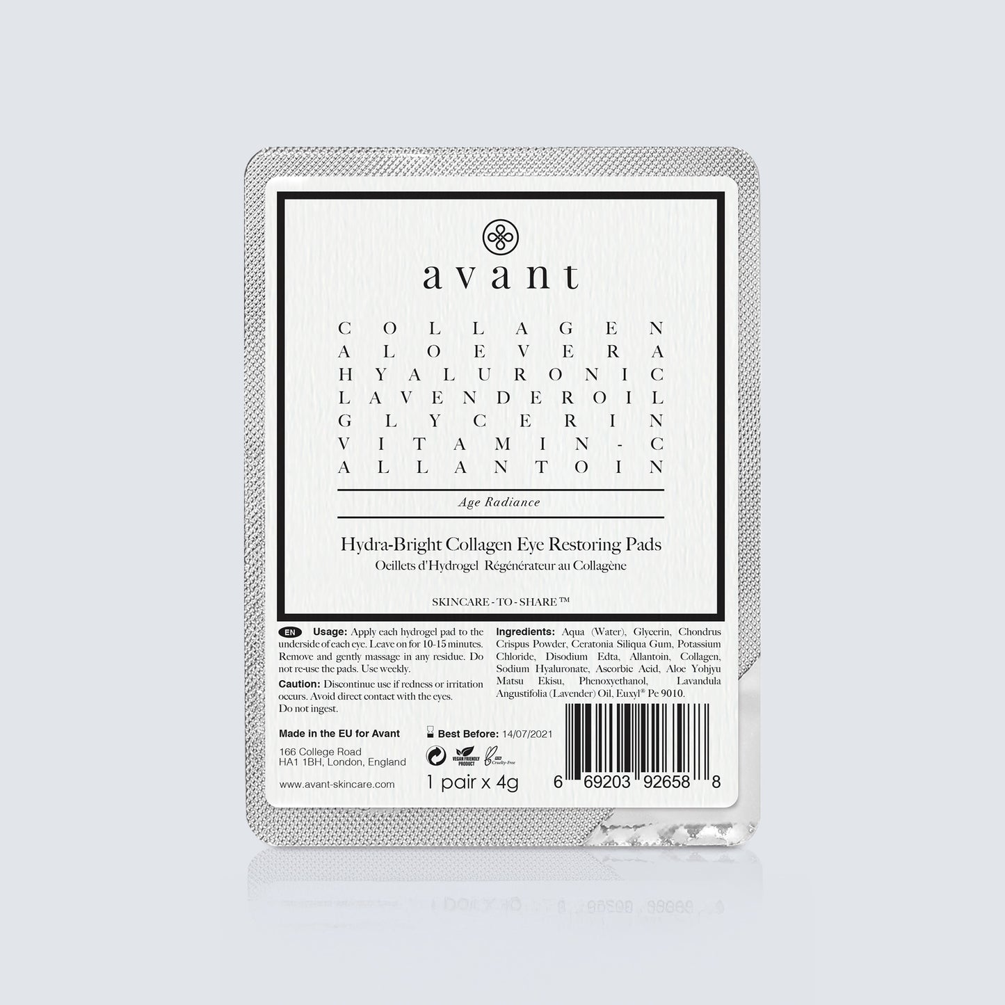 Hydra-Bright Collagen Eye Restoring Pads