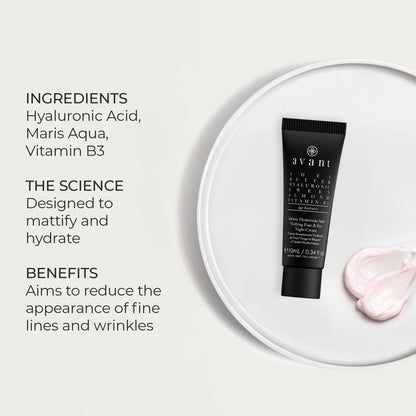 Deluxe Hyaluronic Acid Vivifying Face & Eye Night Cream 10ml